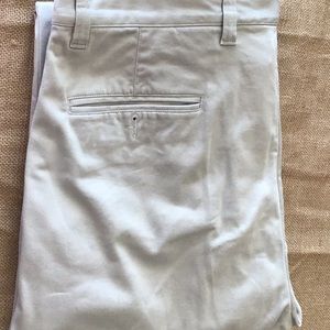 Men’s white khakis